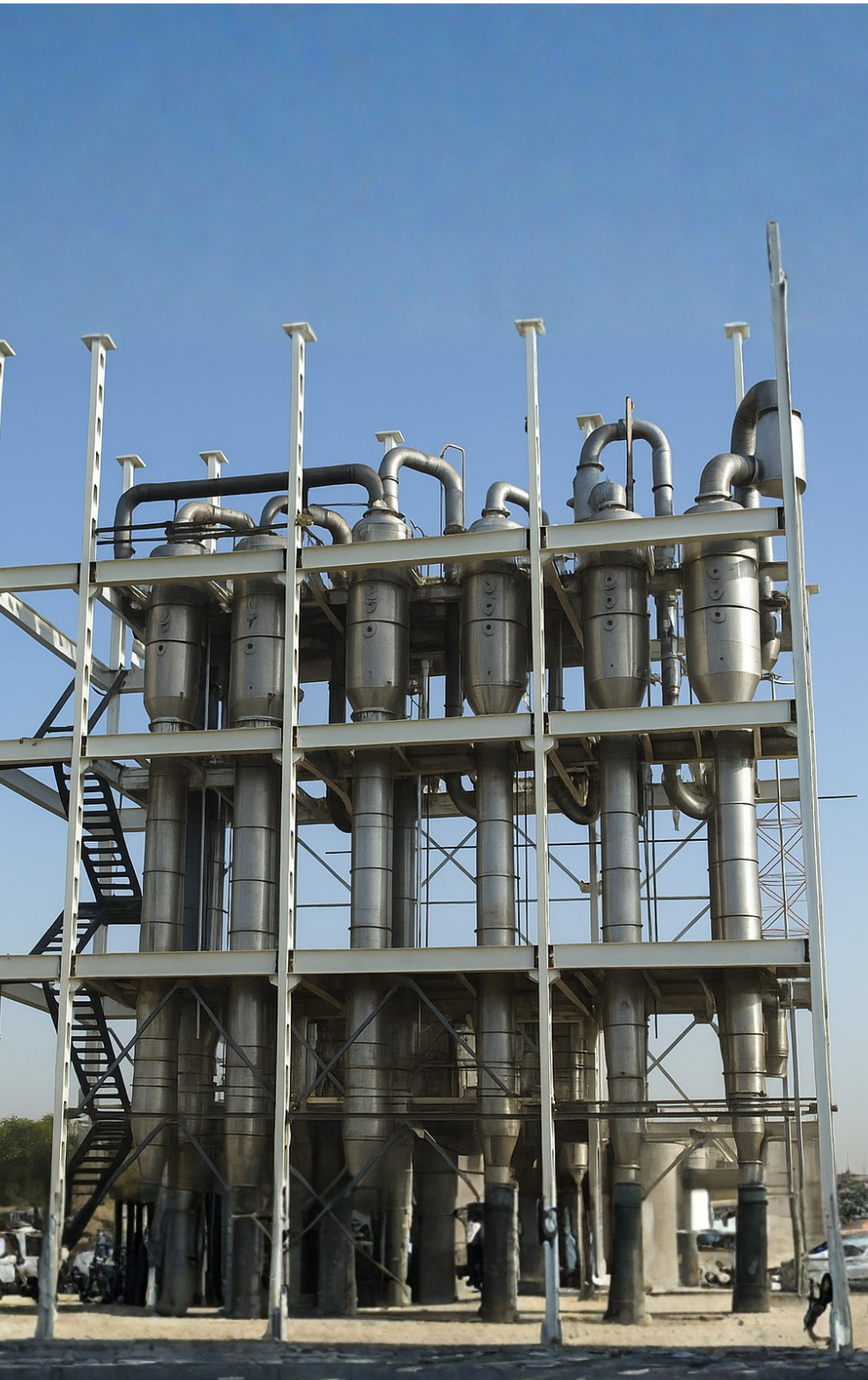 Multieffect Evaporator - Side View