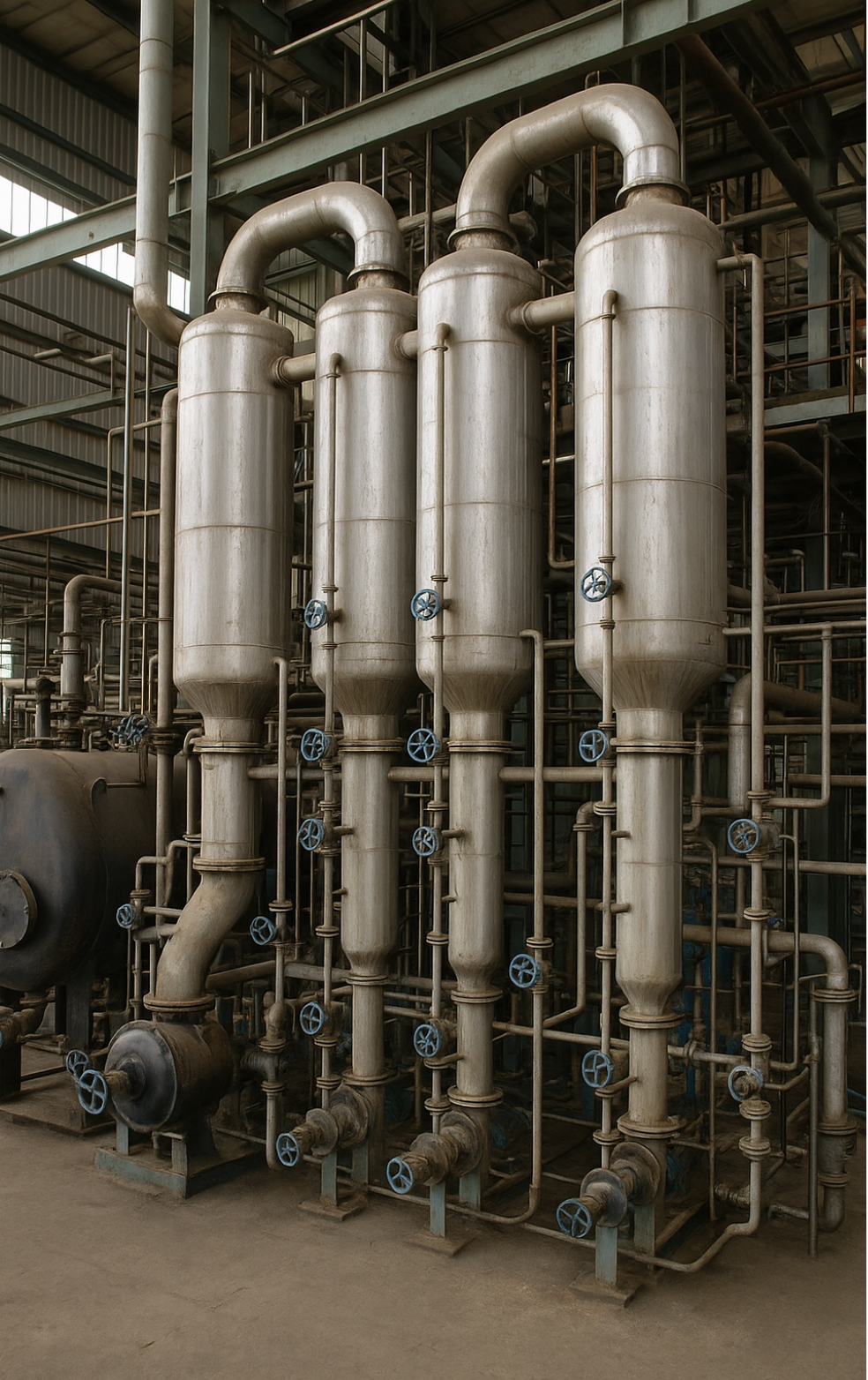 Multieffect Evaporator - Side View